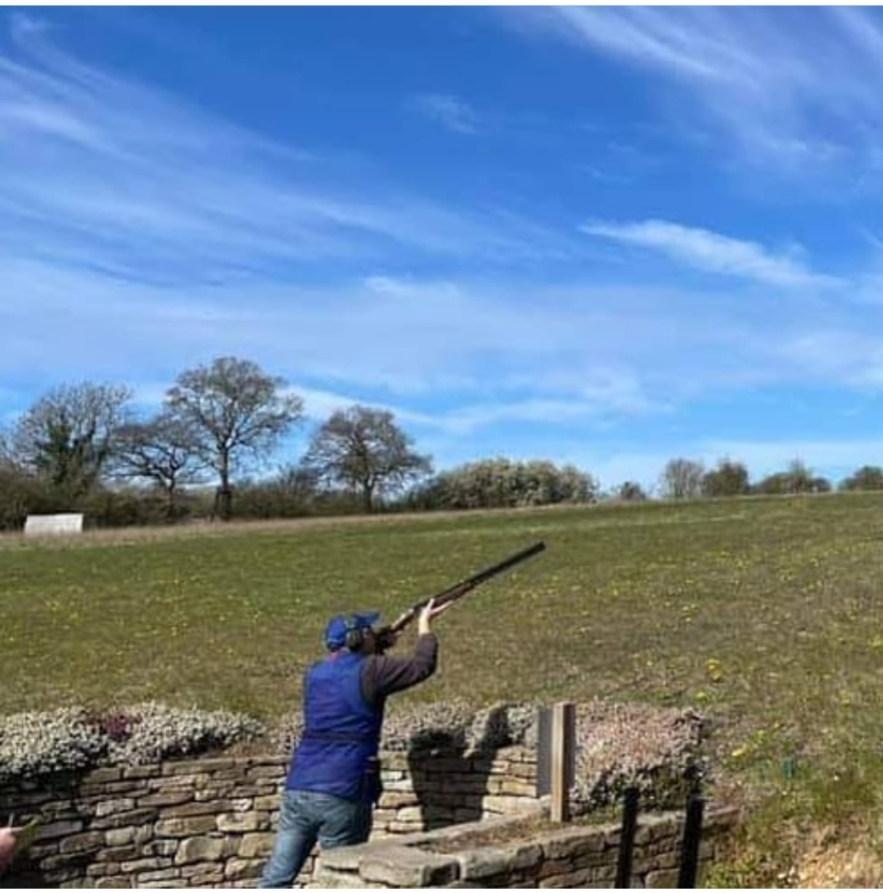 Clay pigeon shooting